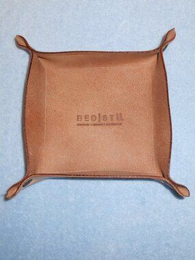 Bed Stu Expanse leather catchall tray